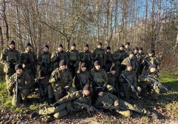 Zajęcia w terenie oddziału przygotowania wojskowego