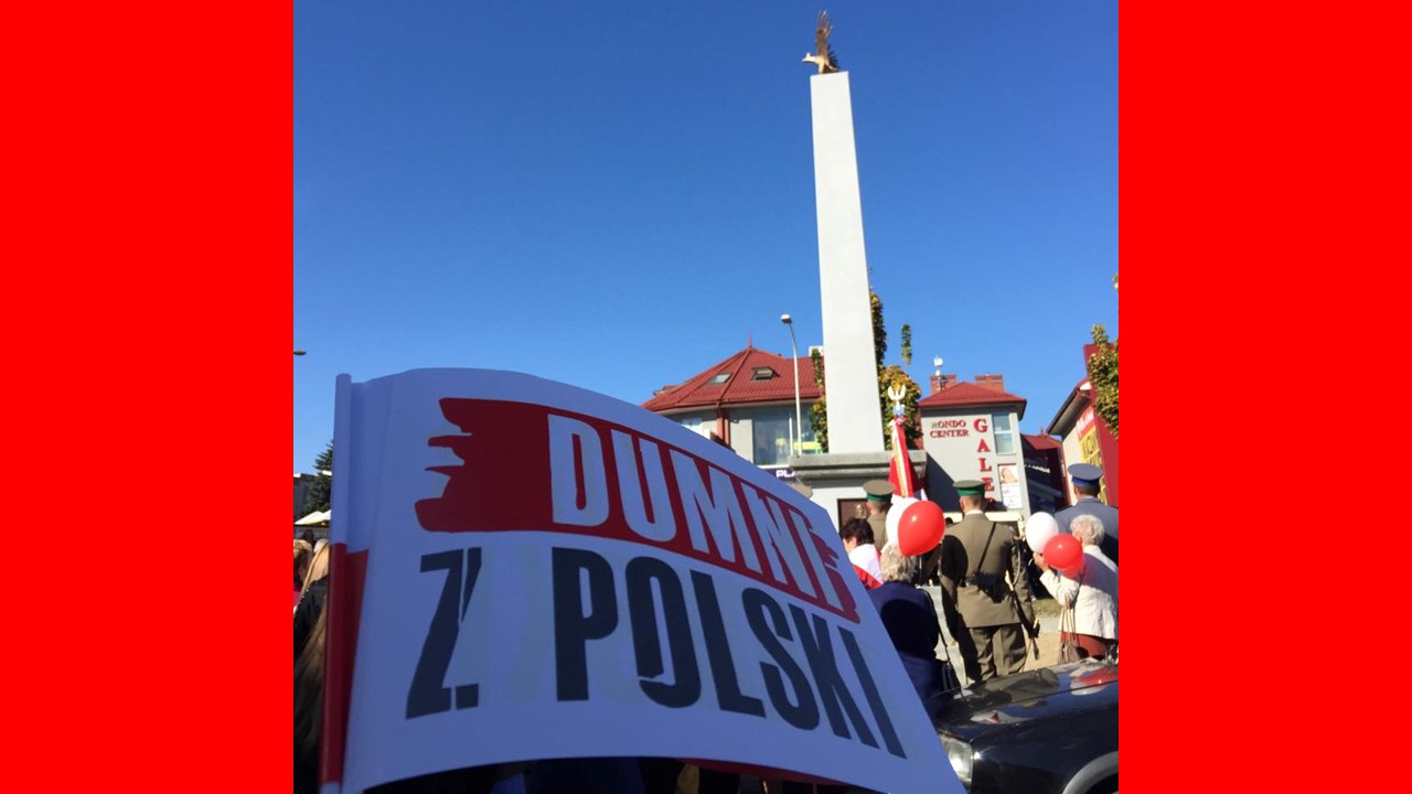 Uroczystość odsłonięcia Pomnika Niepodległości w Gorlicach